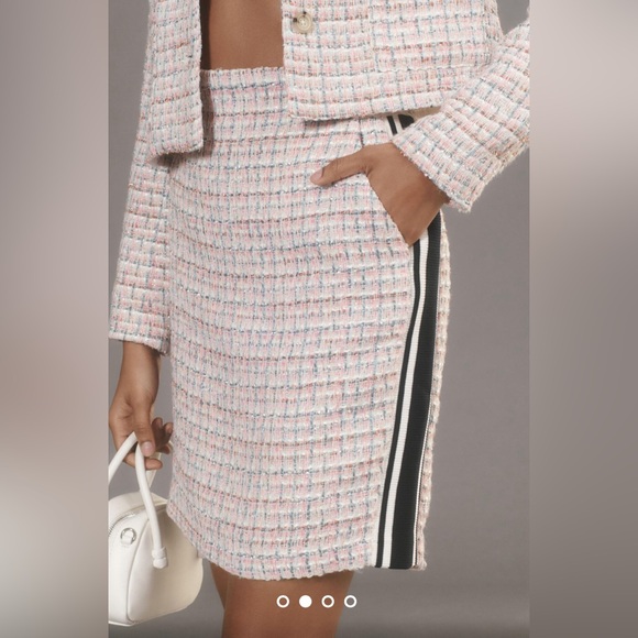 Anthropologie Maeve Tweed Midi Skirt  NWT - Picture 1 of 13